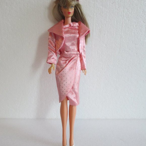 MINT VINTAGE BARBIE SPARKLING PINK EVENING WEAR SET - Picture 3 of 16